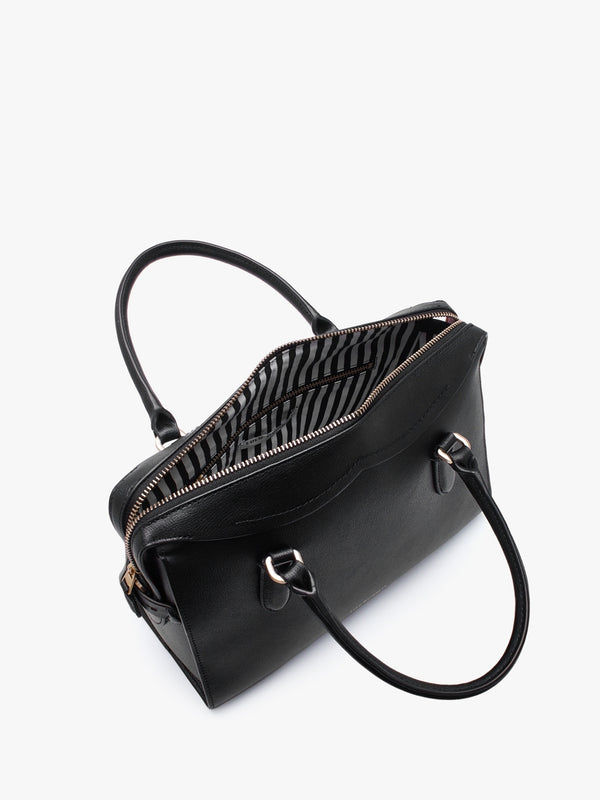 Medium Dylan Black Leather Doctors Bag
