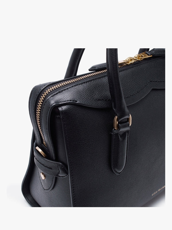 Medium Dylan Black Leather Doctors Bag