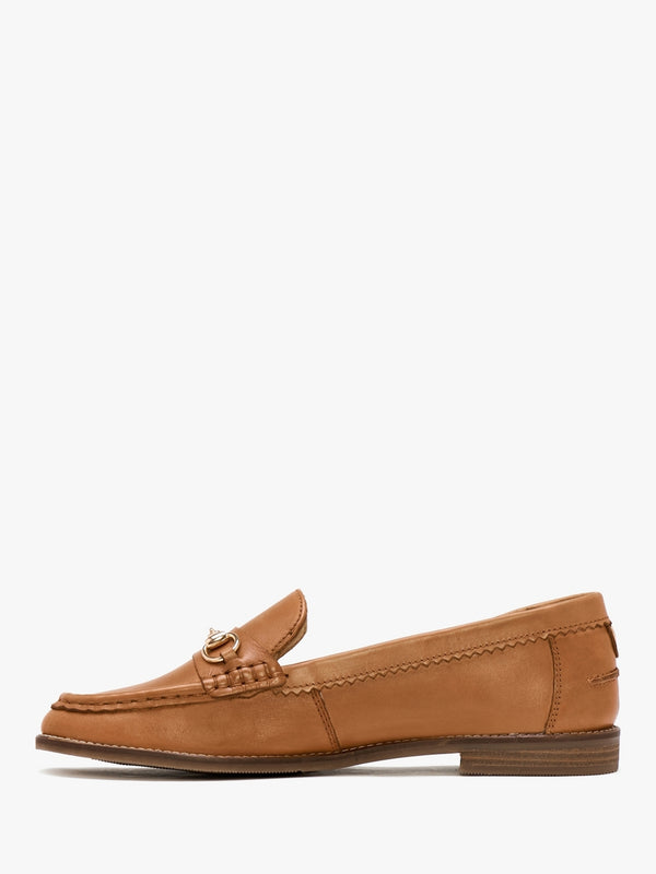 Fabina Tan Leather Loafers