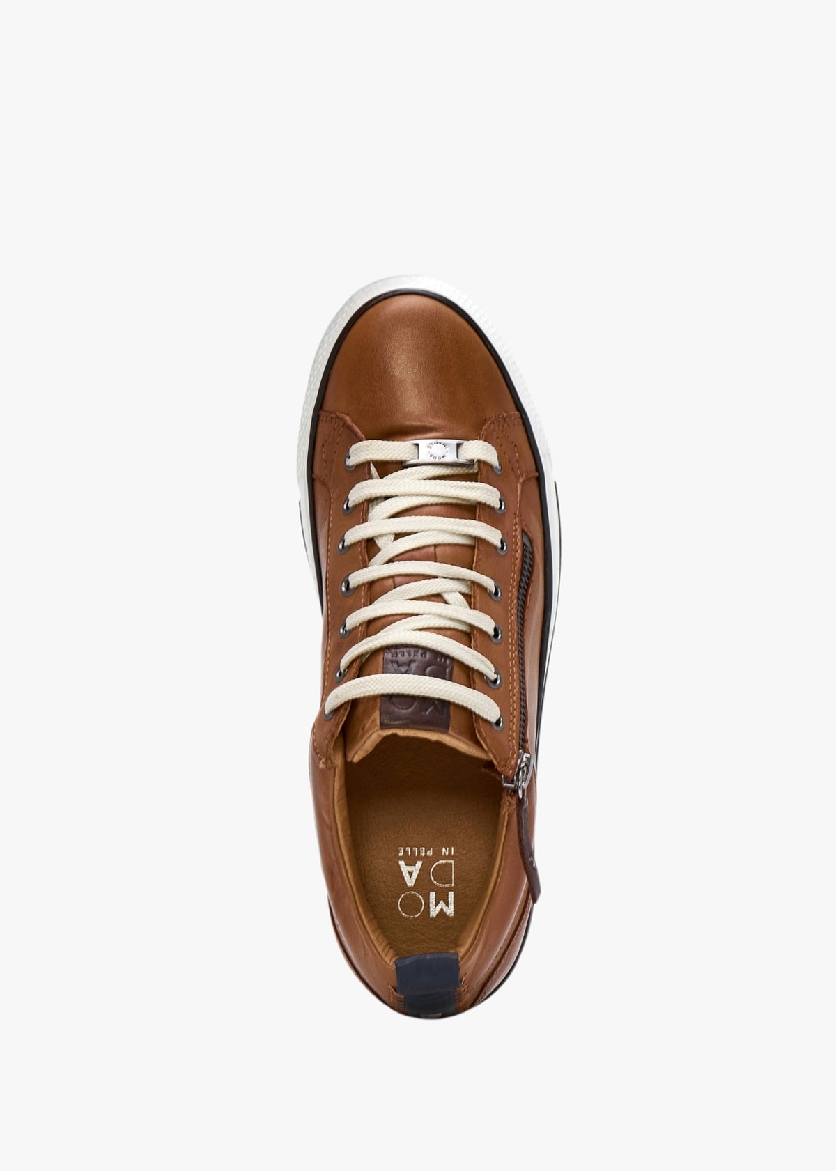 Brayleigh Tan Leather Trainers