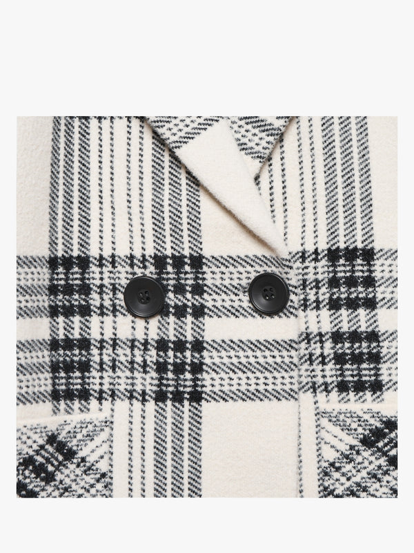 Black & White Checked Blazer