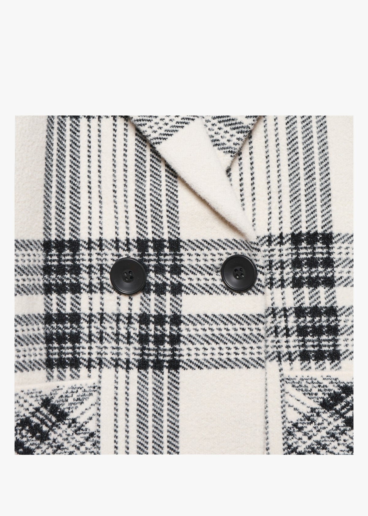Black & White Checked Blazer