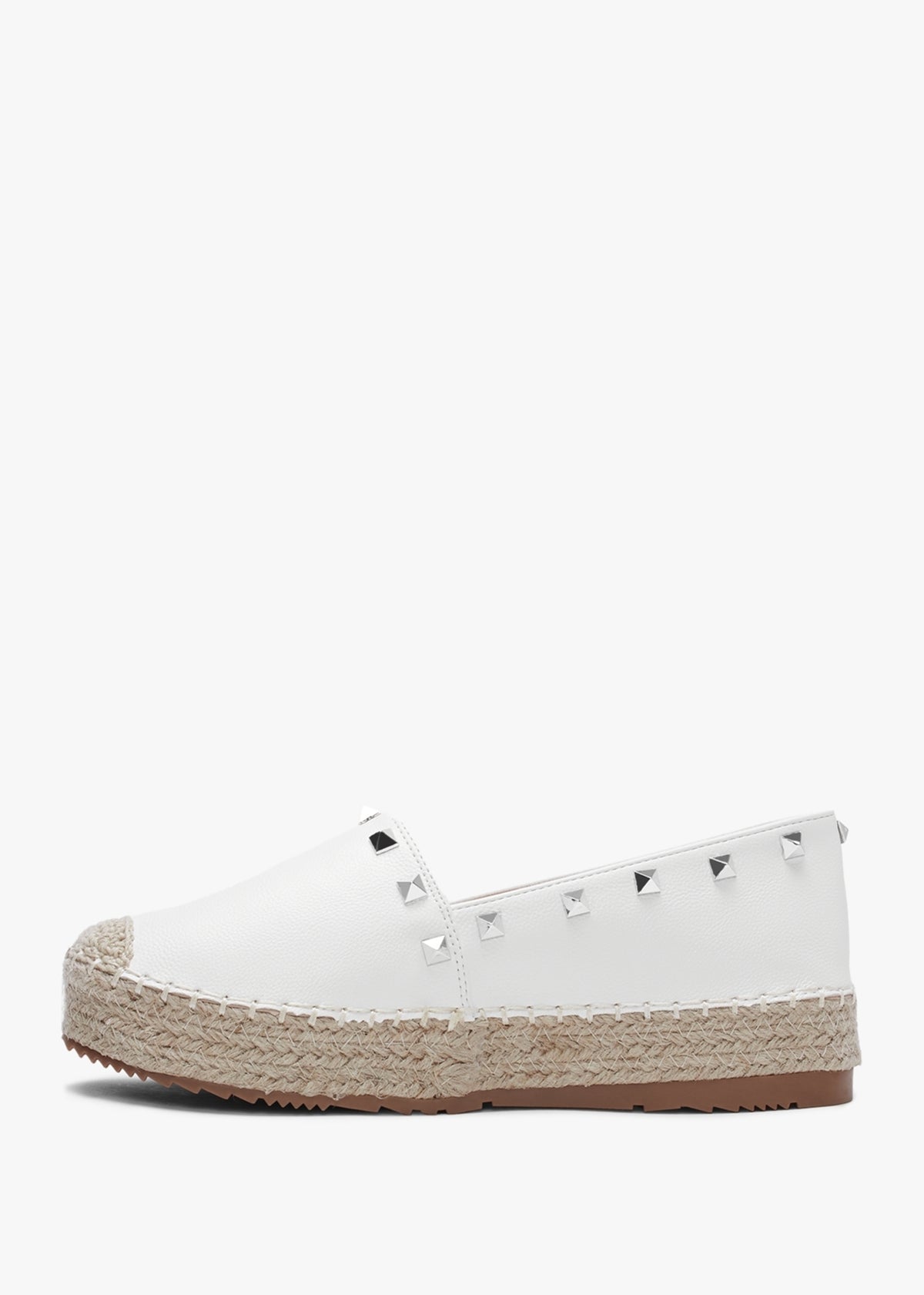 Cubby White Studded Espadrilles