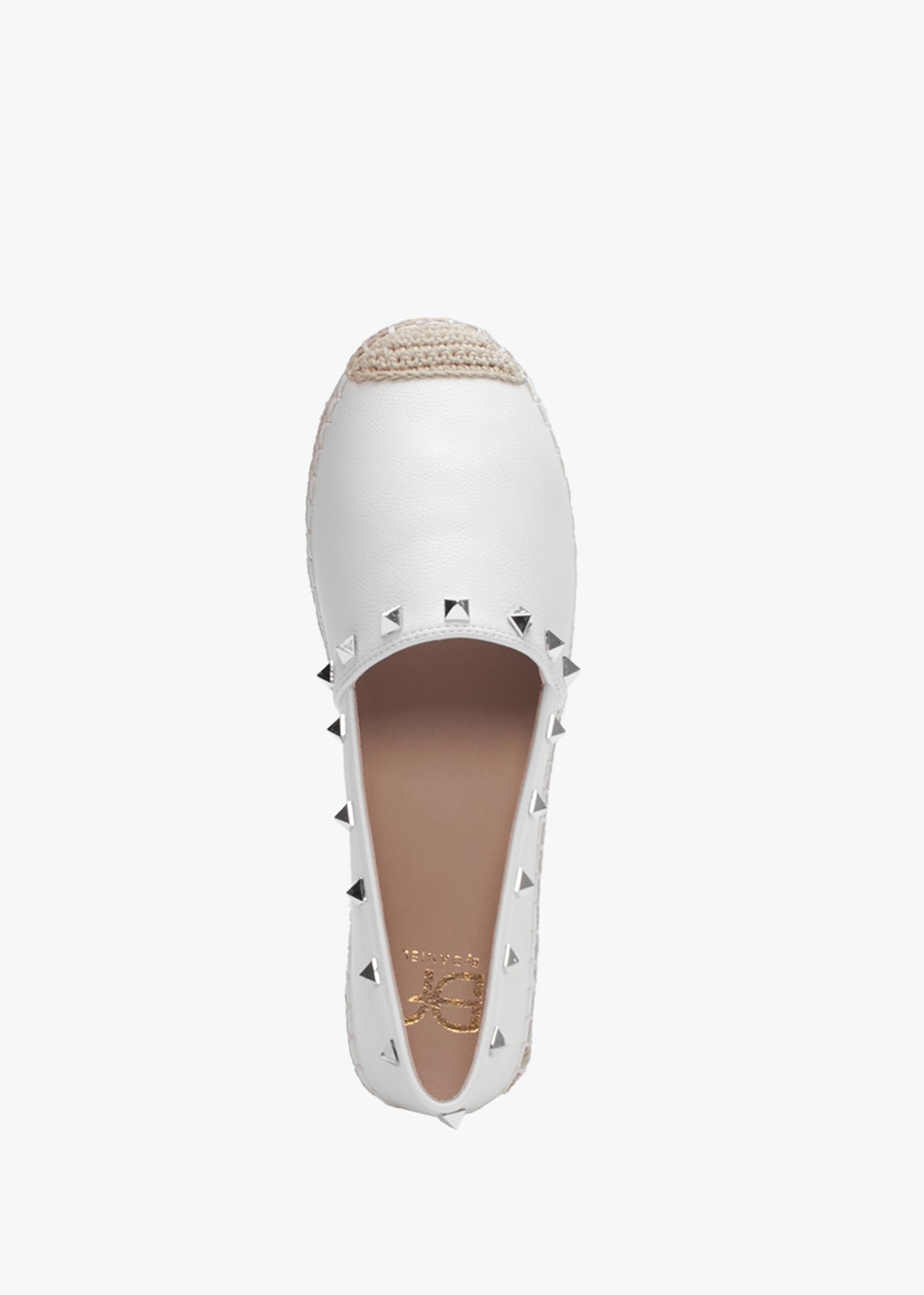 Cubby White Studded Espadrilles