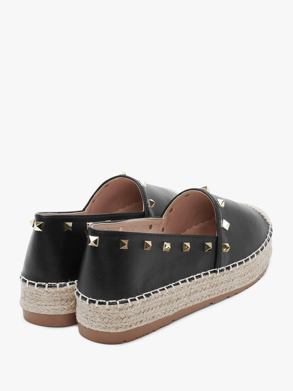 Cubby Black Studded Espadrilles