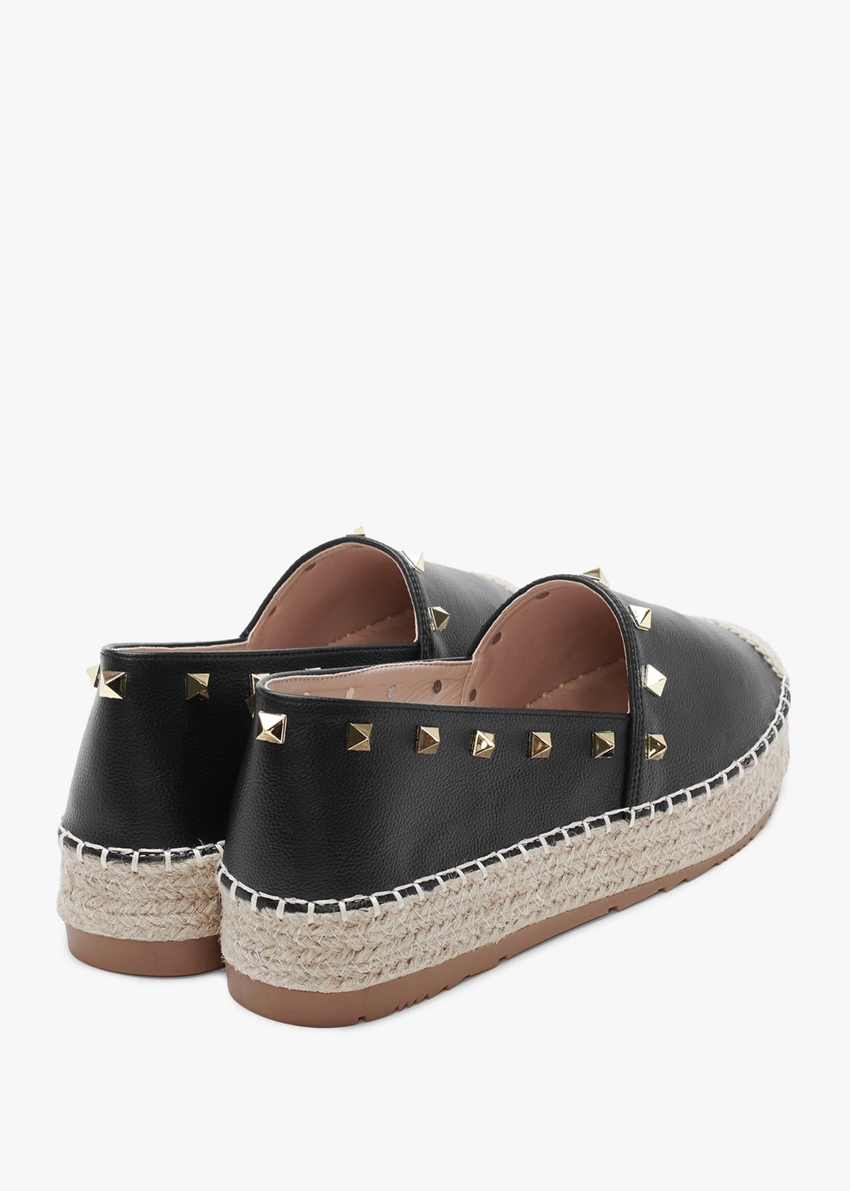 Cubby Black Studded Espadrilles
