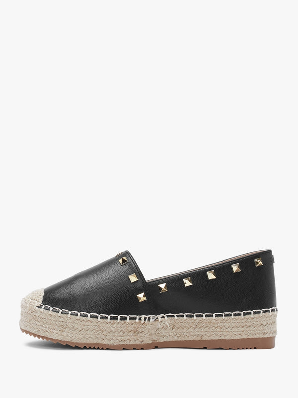 Cubby Black Studded Espadrilles
