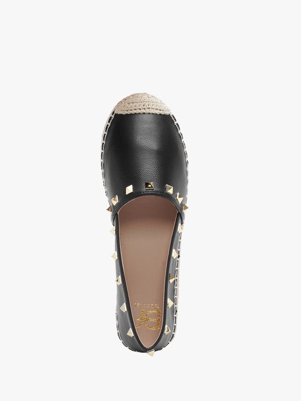 Cubby Black Studded Espadrilles