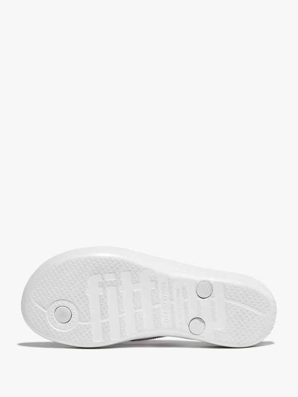 Iqushion Sparkle Urban White Flip Flops
