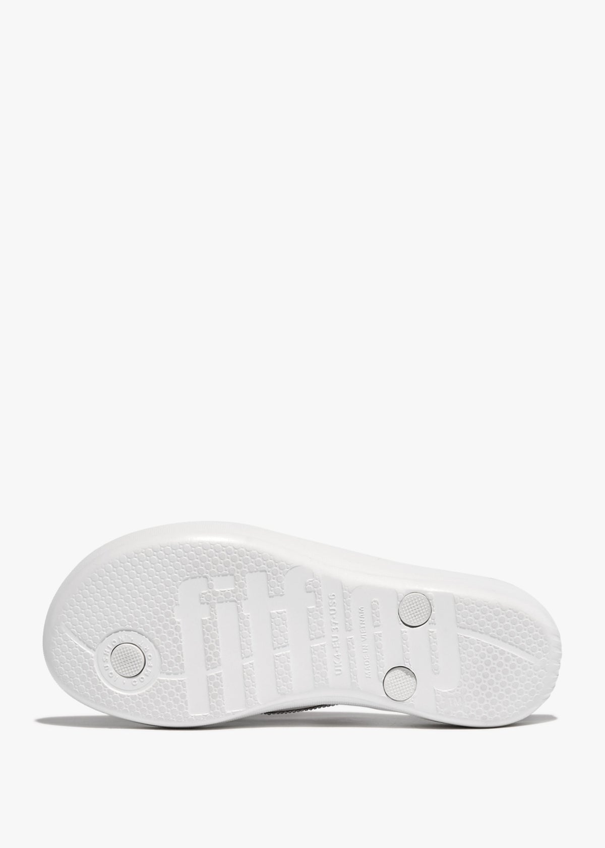 Iqushion Sparkle Urban White Flip Flops