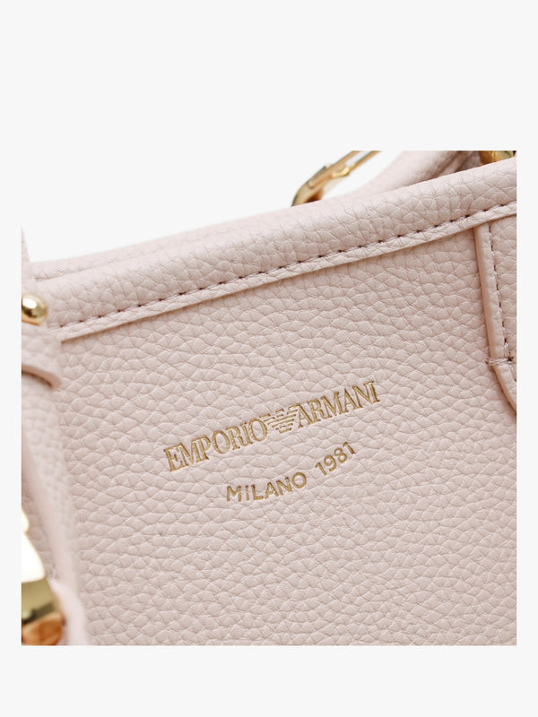 Nude Dark Brown Pebbled Grab Bag