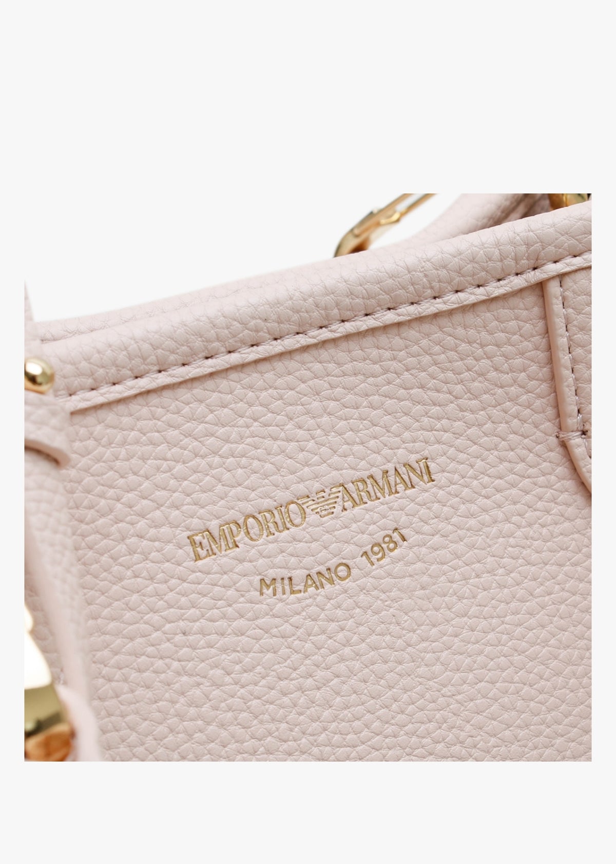 Nude Dark Brown Pebbled Grab Bag