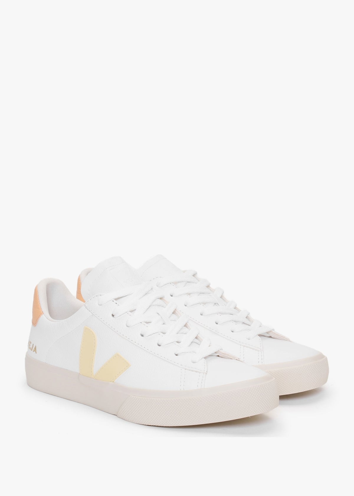 Campo Chromefree Leather Extra White Sun Peach Trainers