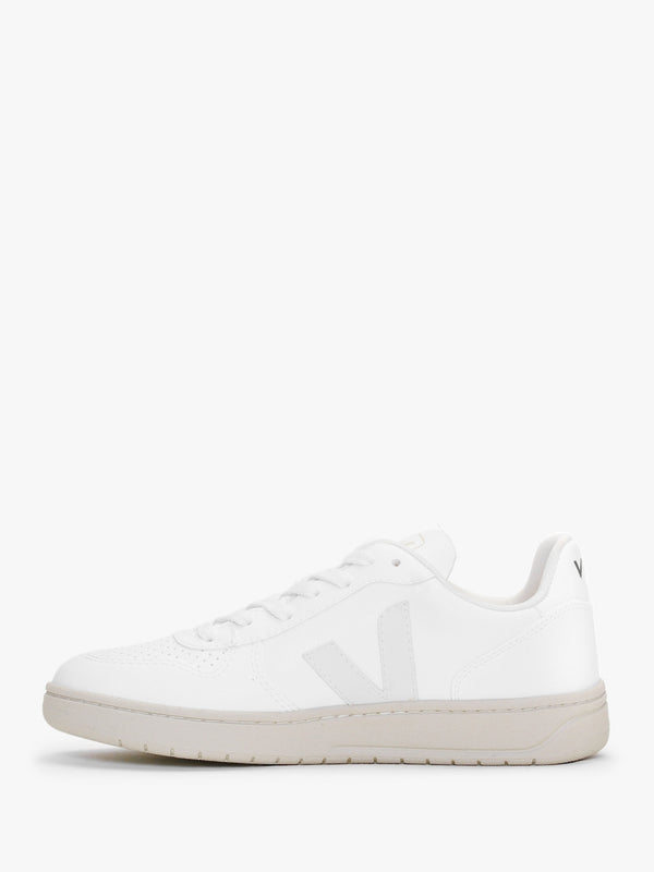 V-10 C.W.L Vegan All White Trainers