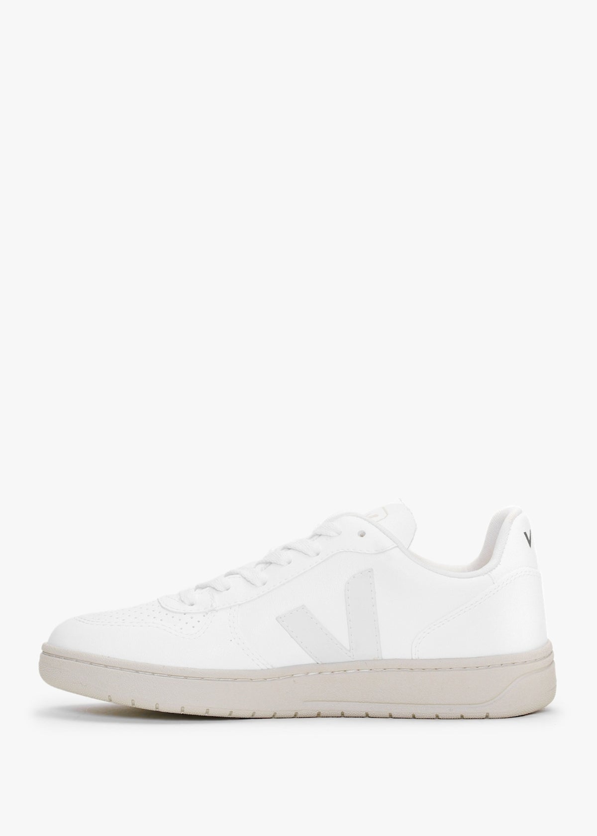 V-10 C.W.L Vegan All White Trainers