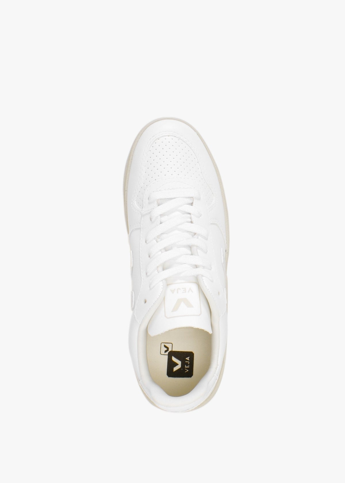 V-10 C.W.L Vegan All White Trainers
