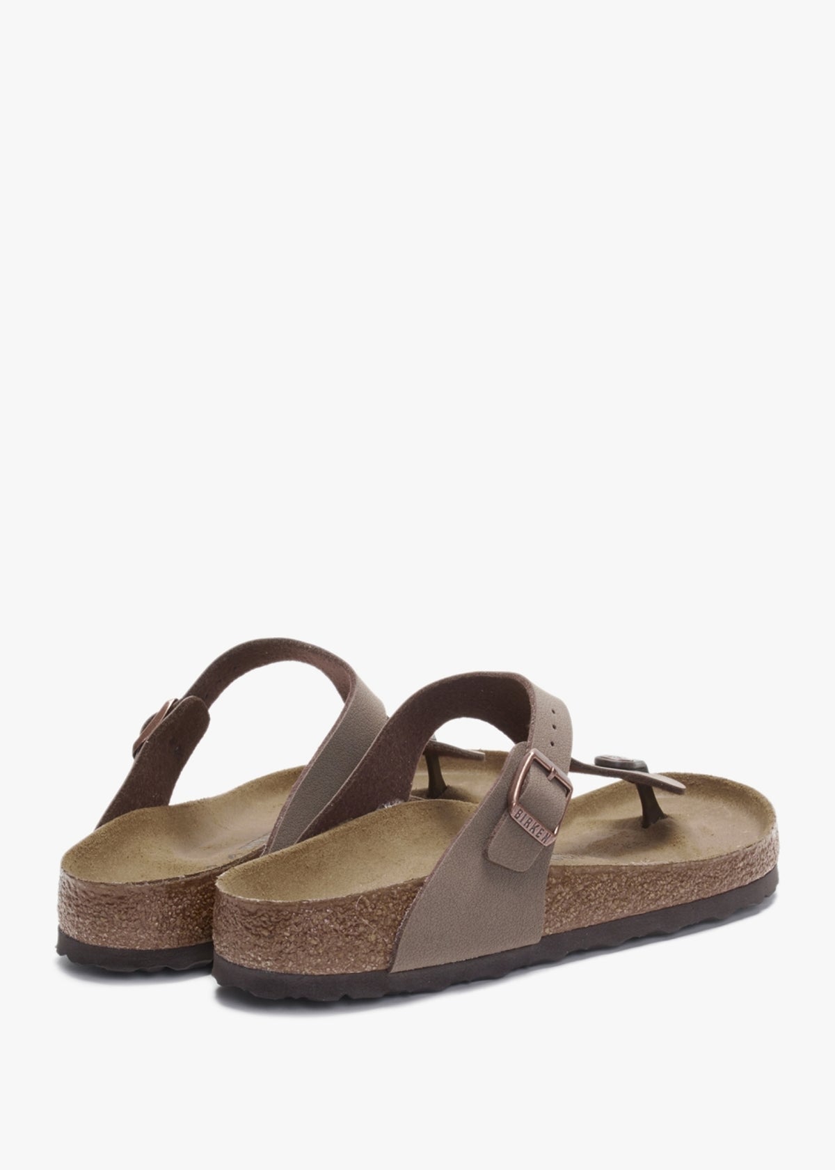 Gizeh Birko-Flor Mocca Toe Post Sandals