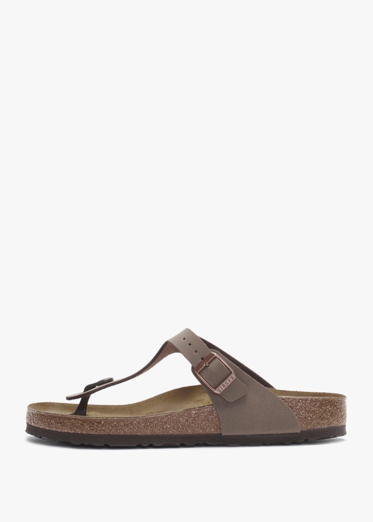Gizeh Birko-Flor Mocca Toe Post Sandals