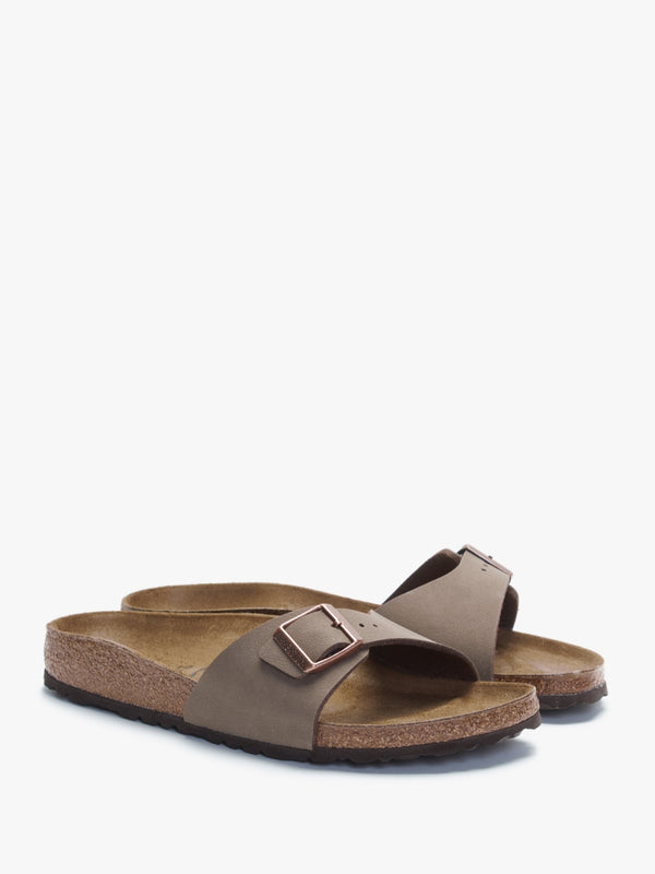Madrid Birko-Flor Nubuck Mocca Mules