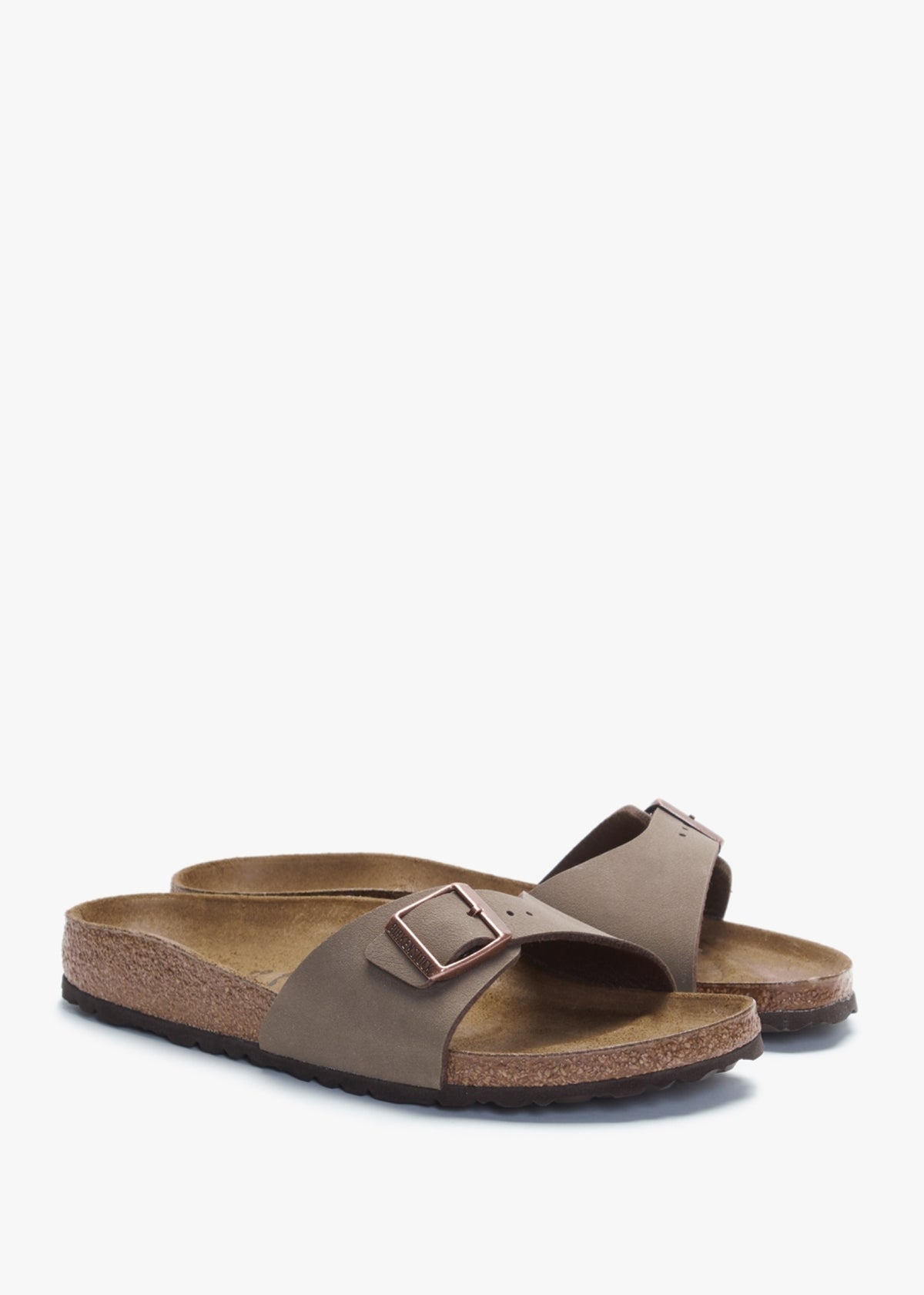 Madrid Birko-Flor Nubuck Mocca Mules