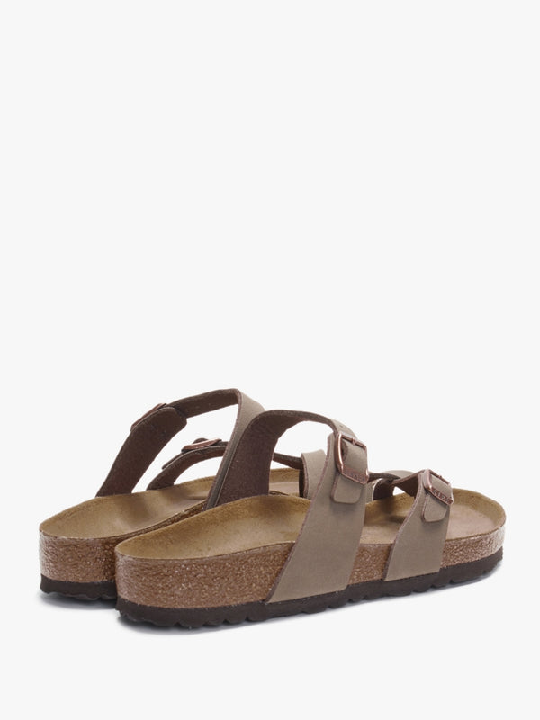 Mayari Birko-Flor Nubuck Mocca Thong Sandals