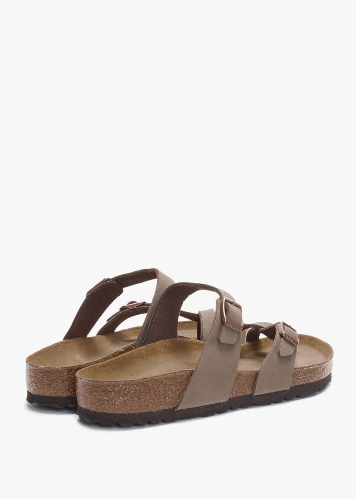 Mayari Birko-Flor Nubuck Mocca Thong Sandals