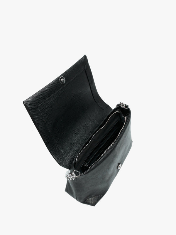 Large Oceania Nero Satchel Bag