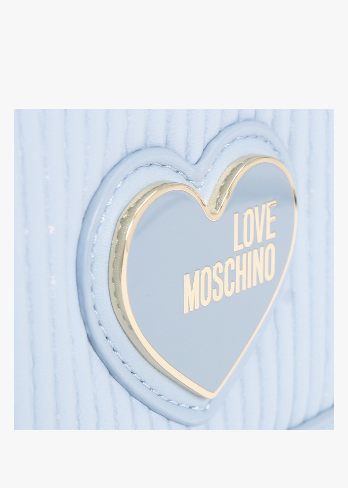 Pleated Azzurro Cross-Body Bag