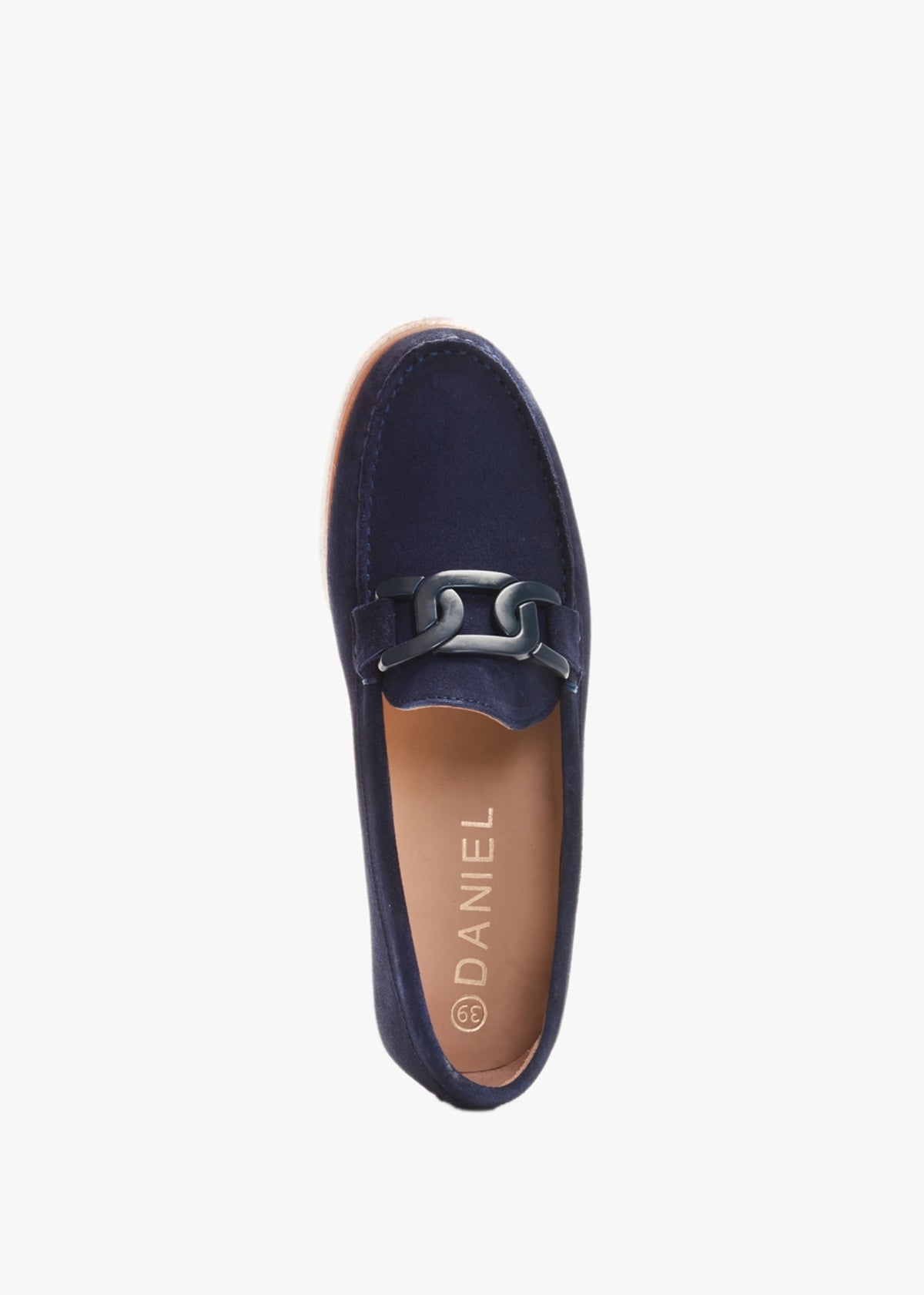 Peonie Navy Suede Loafers