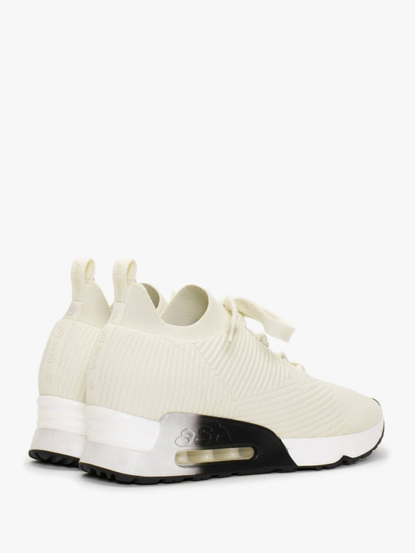 Larsen Gardenia Ribbed Knit Trainers
