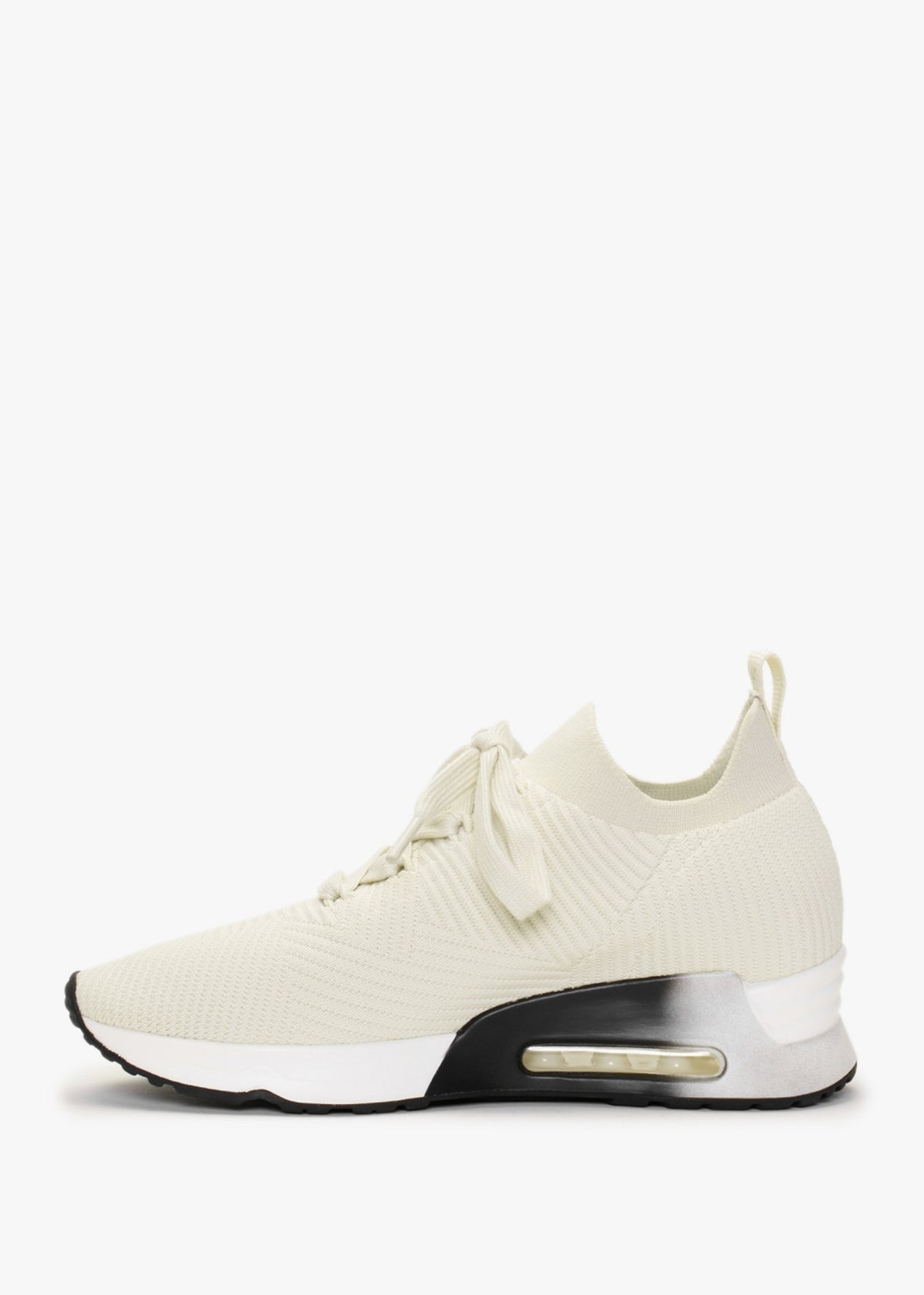 Larsen Gardenia Ribbed Knit Trainers