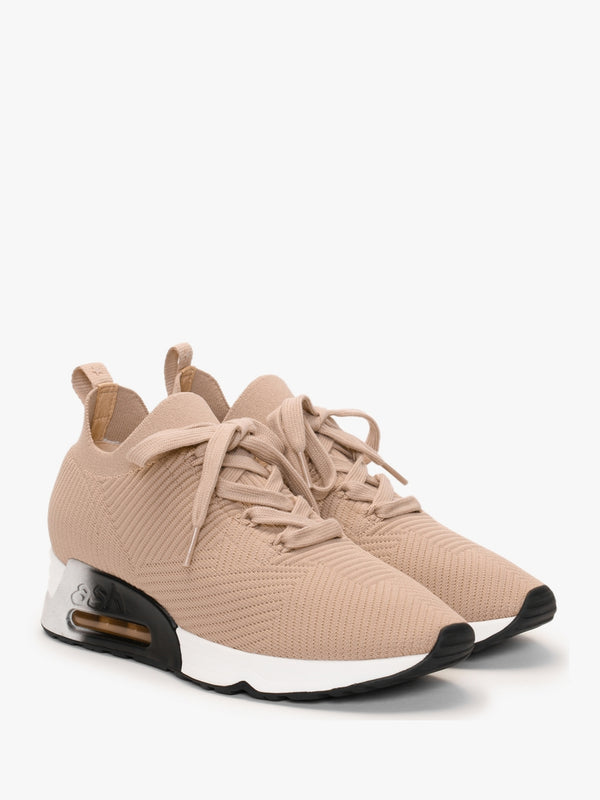 Larsen Skin Ribbed Knit Trainers