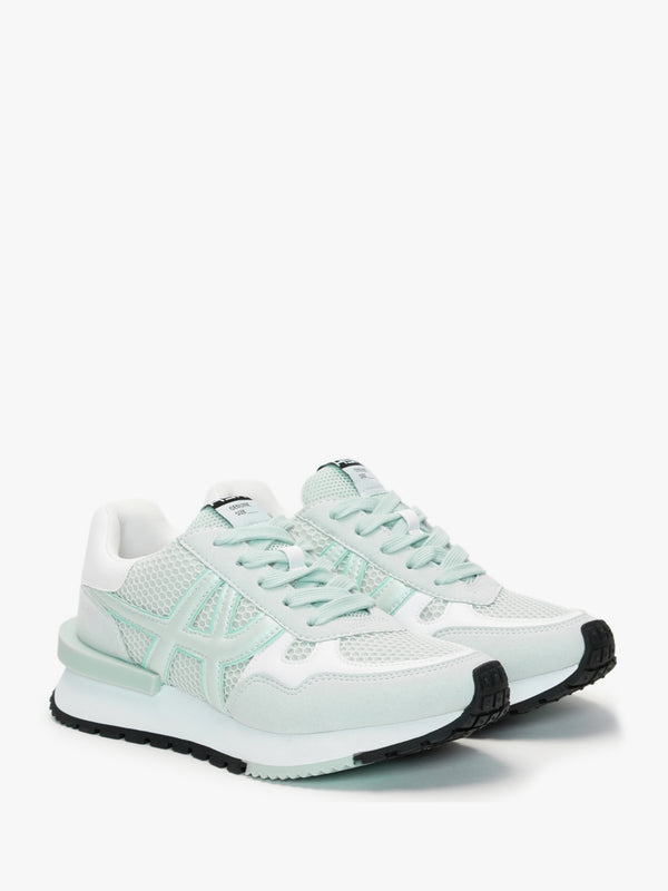 Thunder Misty Blue White Chunky Trainers
