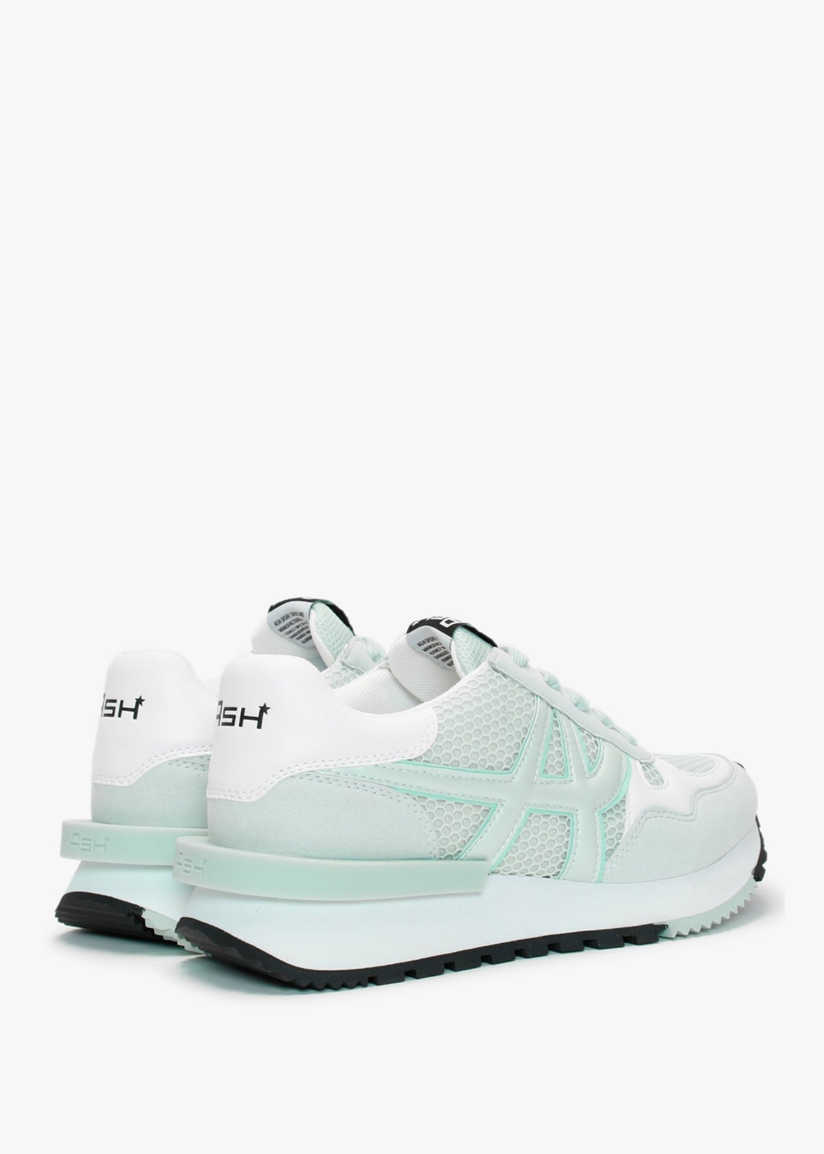 Thunder Misty Blue White Chunky Trainers