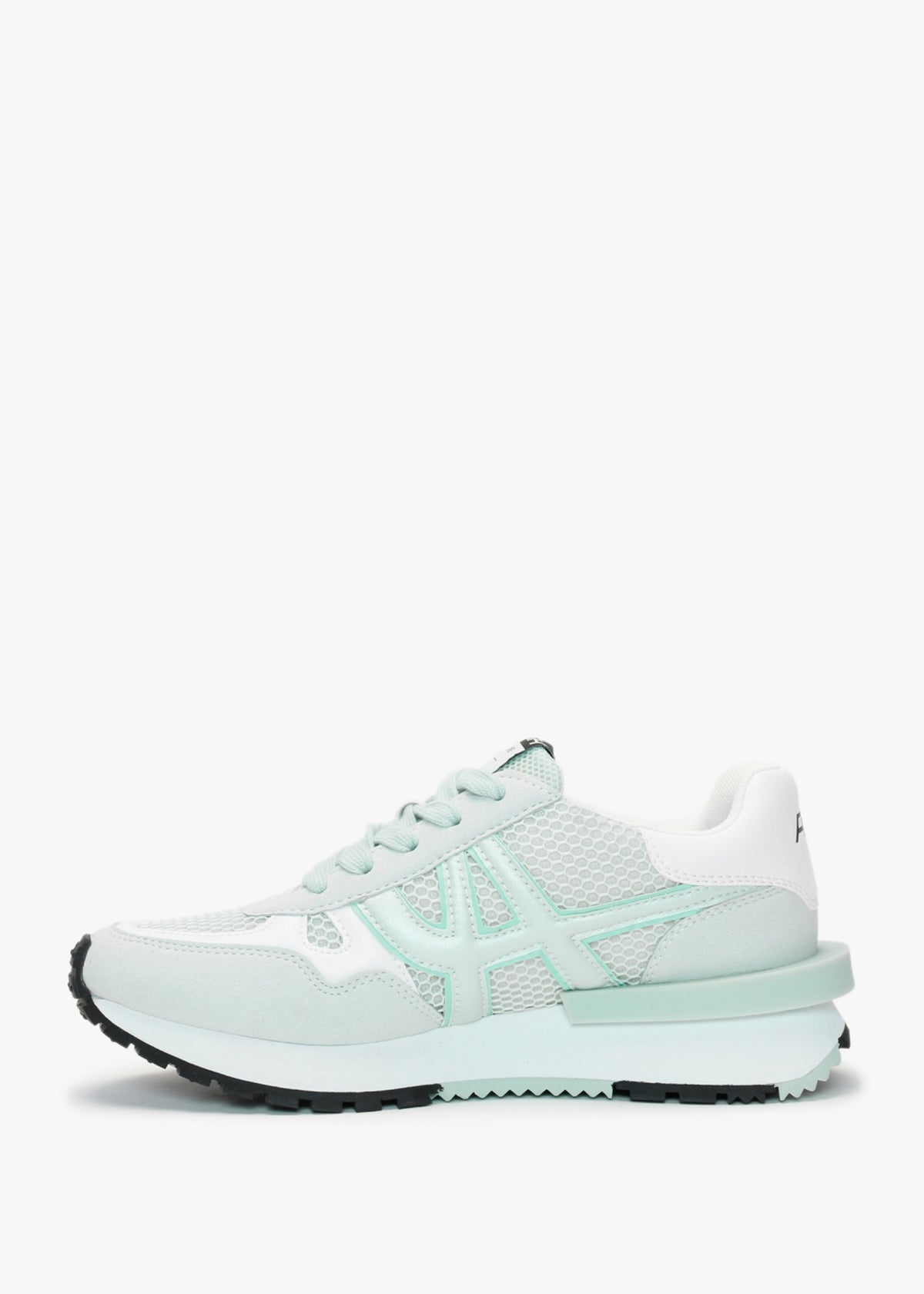 Thunder Misty Blue White Chunky Trainers