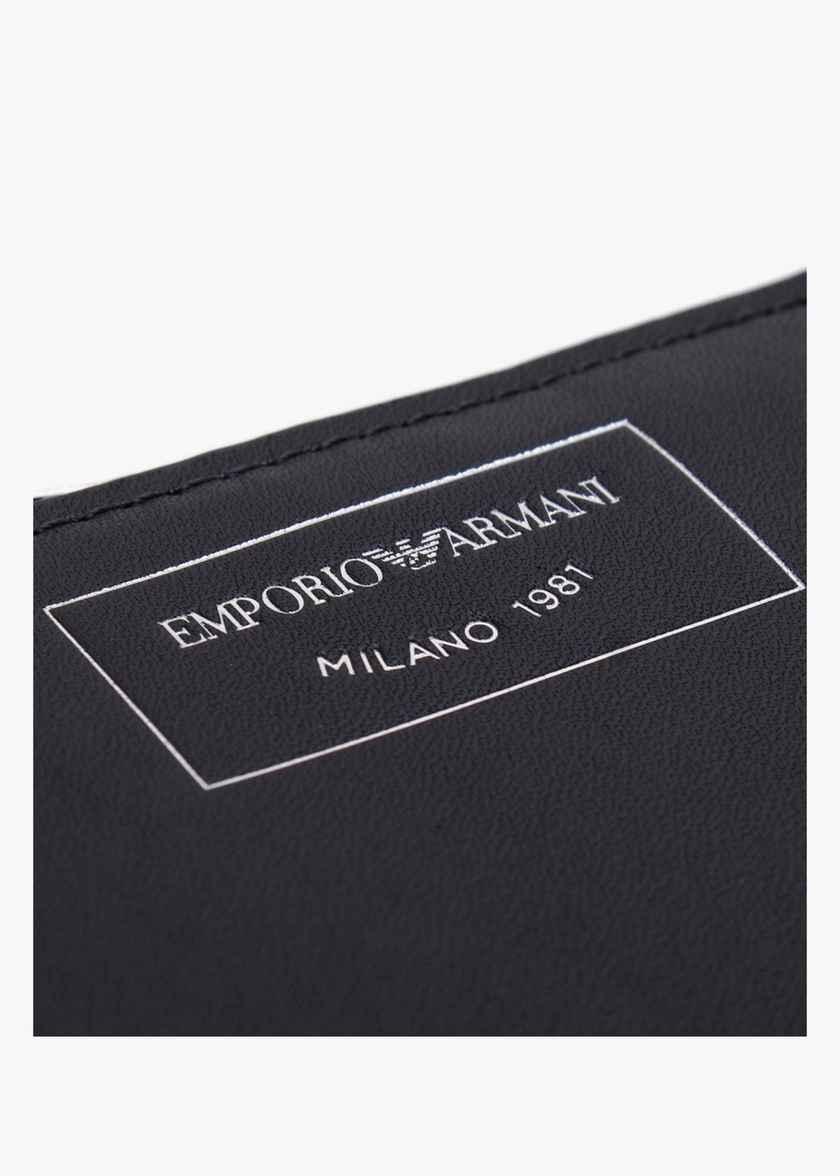 Myra Black Leather Zip Around Purse