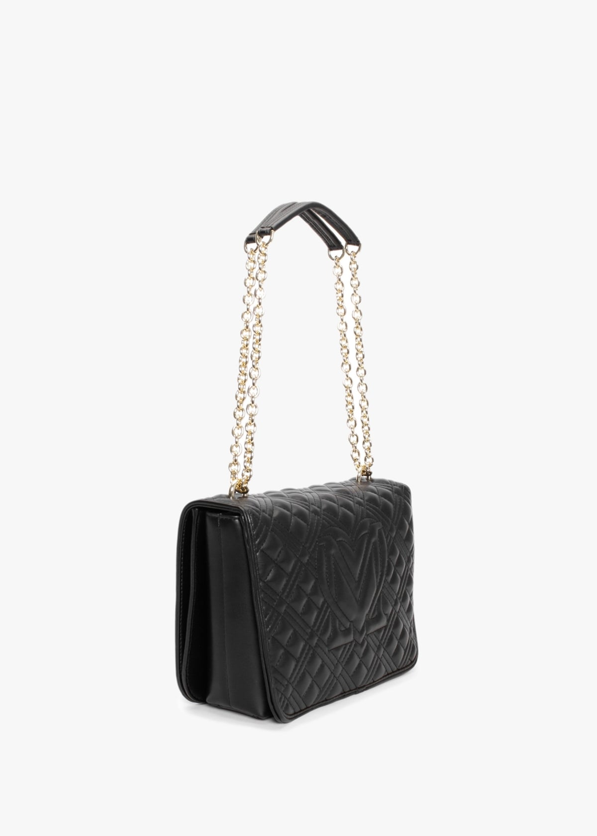 Diamond Quilt Chain II Black Shoulder Bag