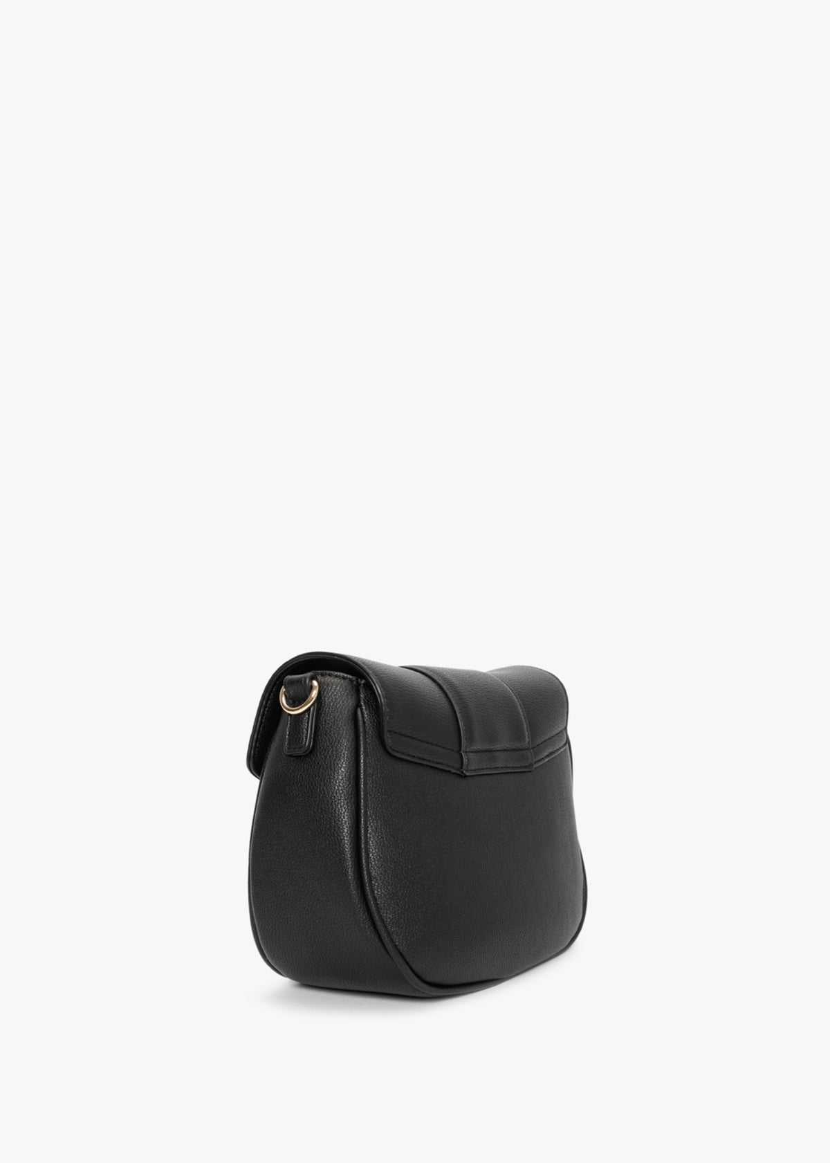 Heart Bit Black Shoulder Bag