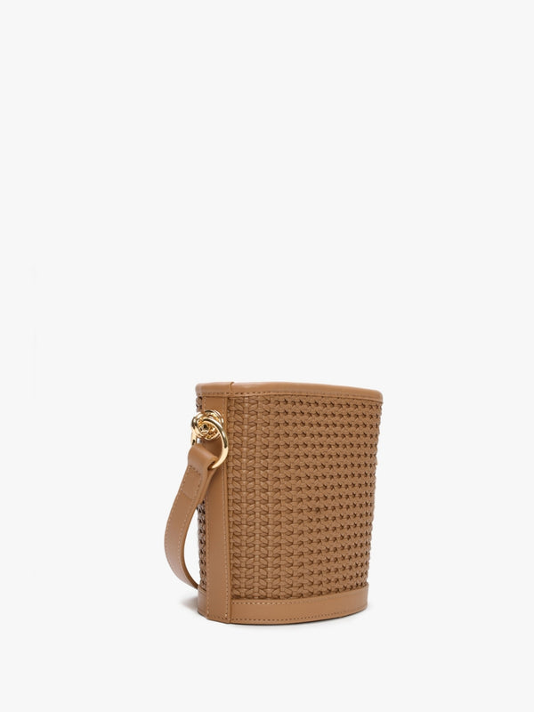 Woven Cammello Bucket Bag