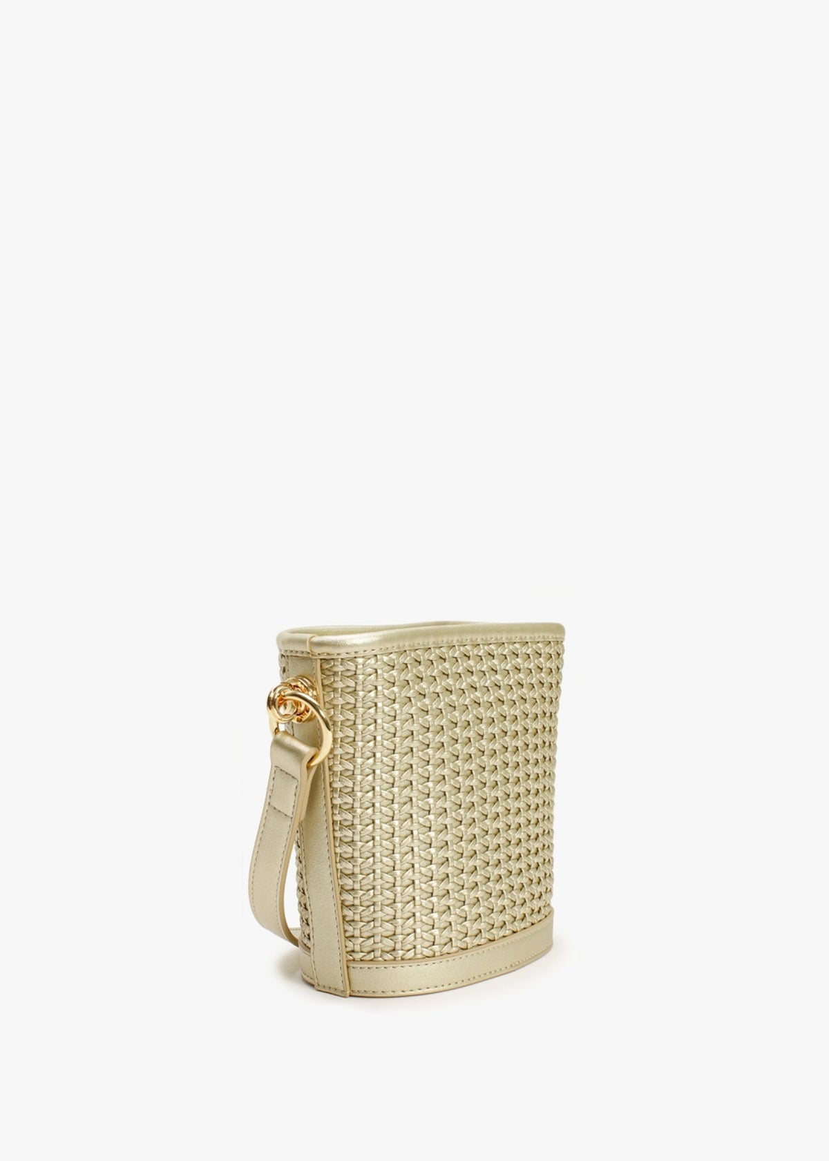 Woven Oro Bucket Bag