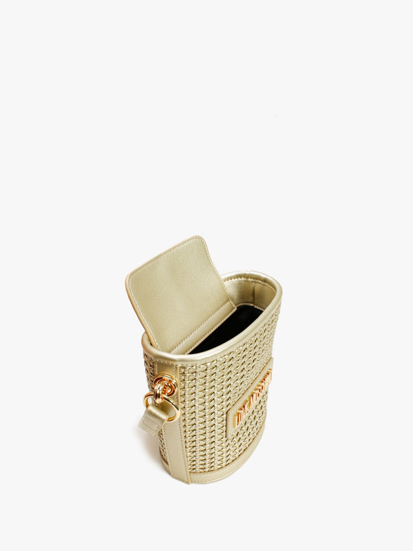 Woven Oro Bucket Bag
