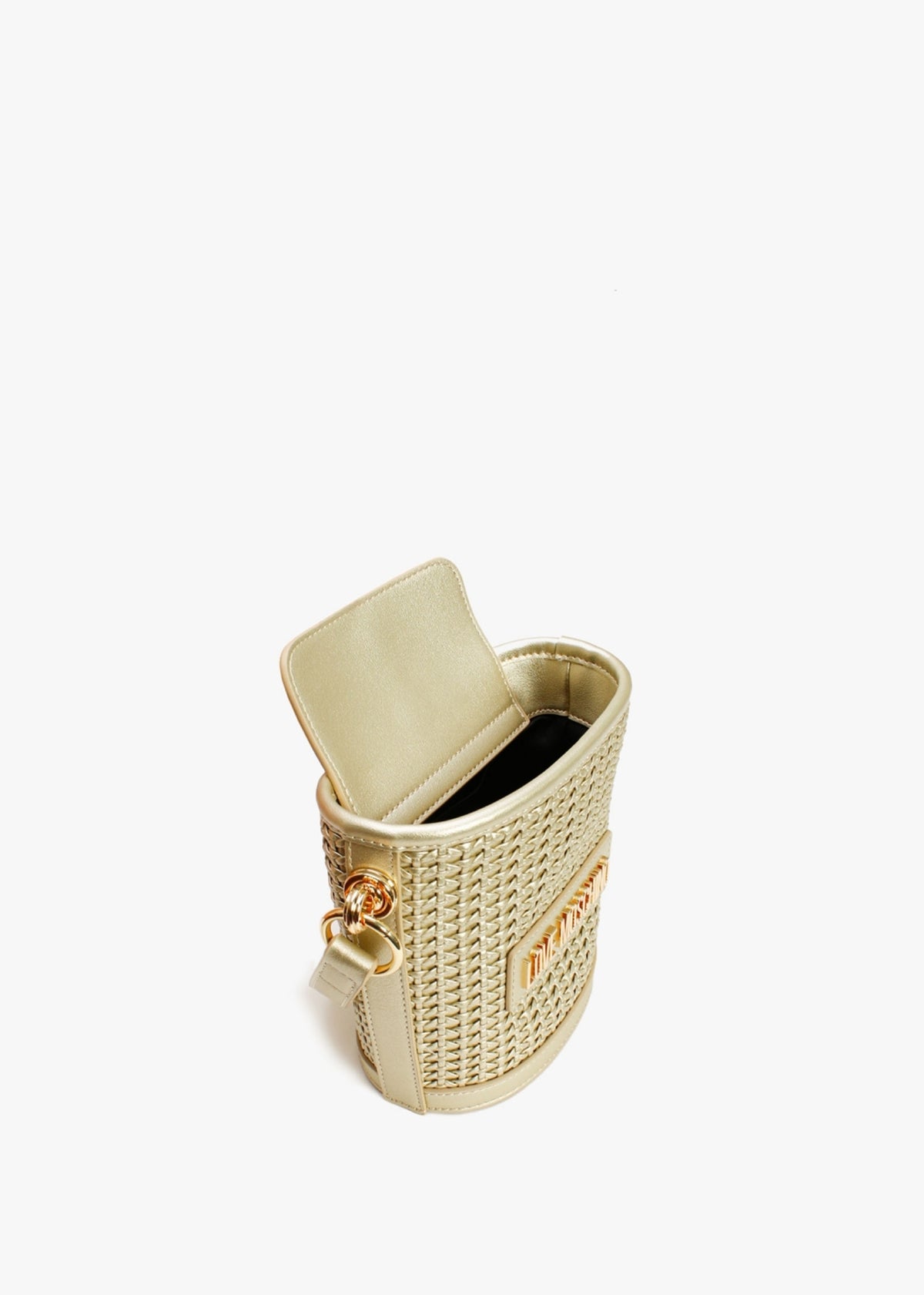 Woven Oro Bucket Bag