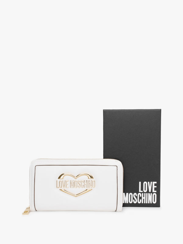 Large Bianco Zip Around Wallet