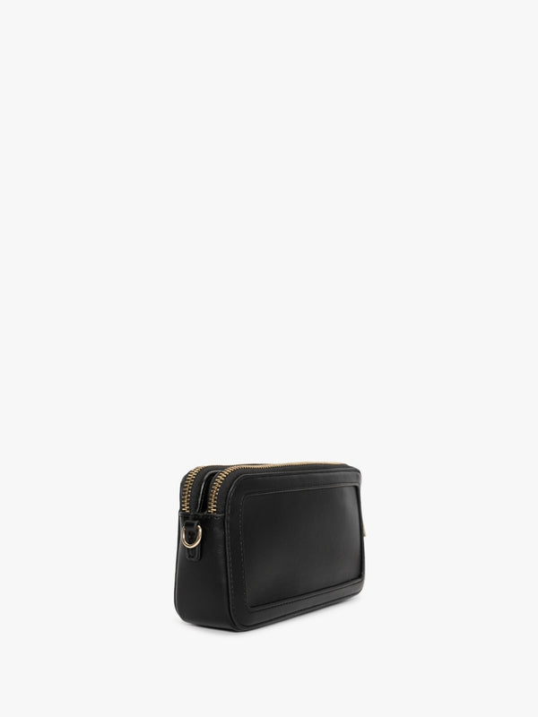 Large Black Zip Around Wallet On A Chain