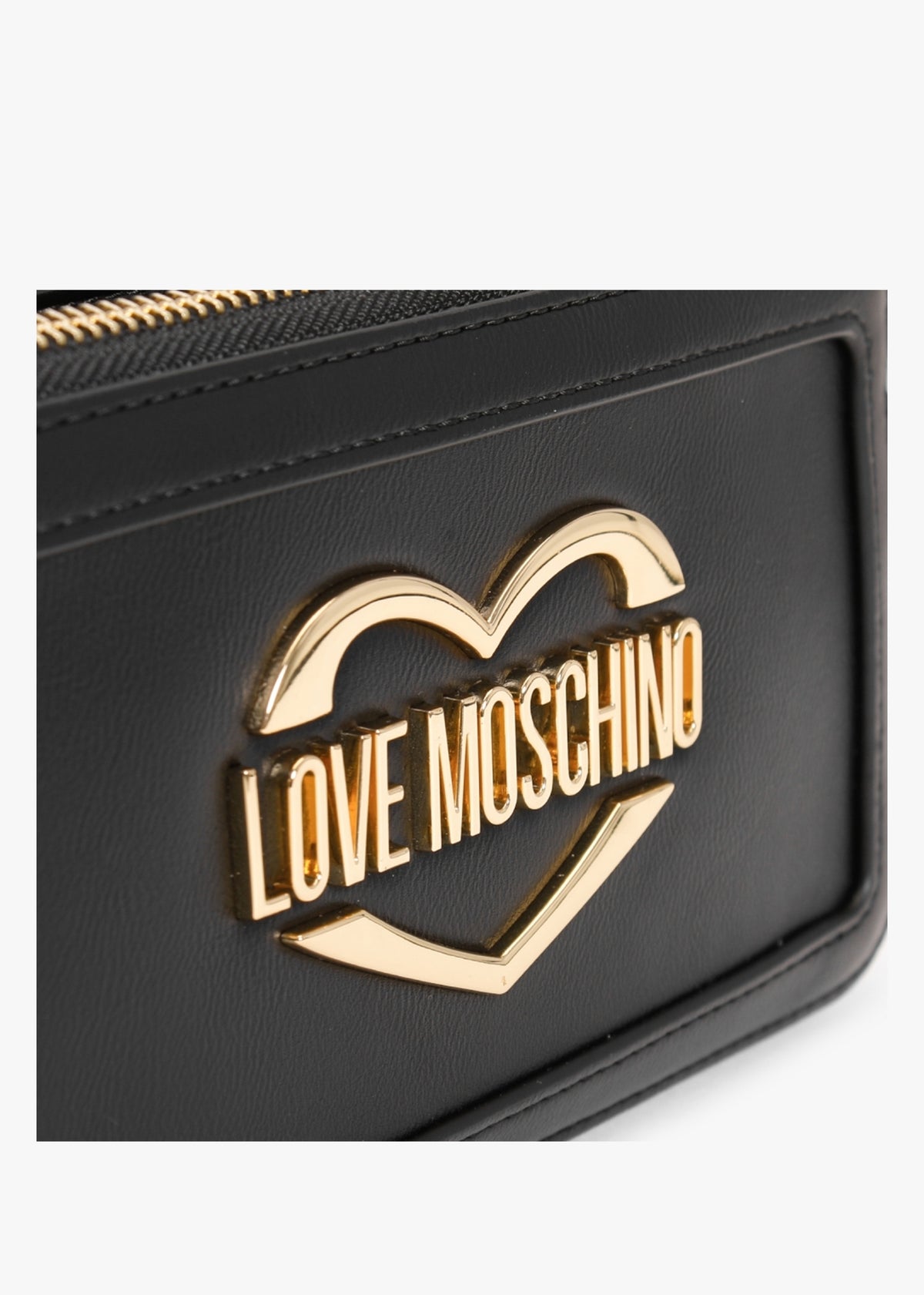 Large Black Zip Around Wallet On A Chain