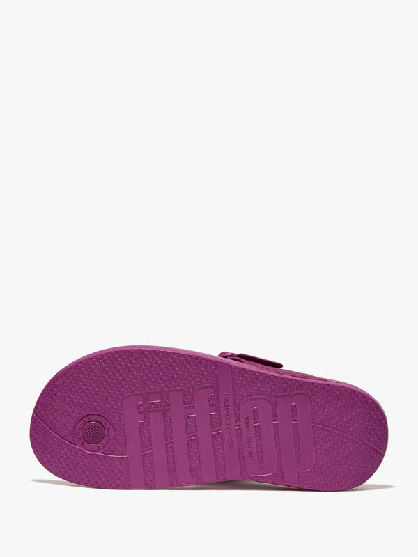 Iqushion Adjustable Buckle Miami Violet Flip Flops