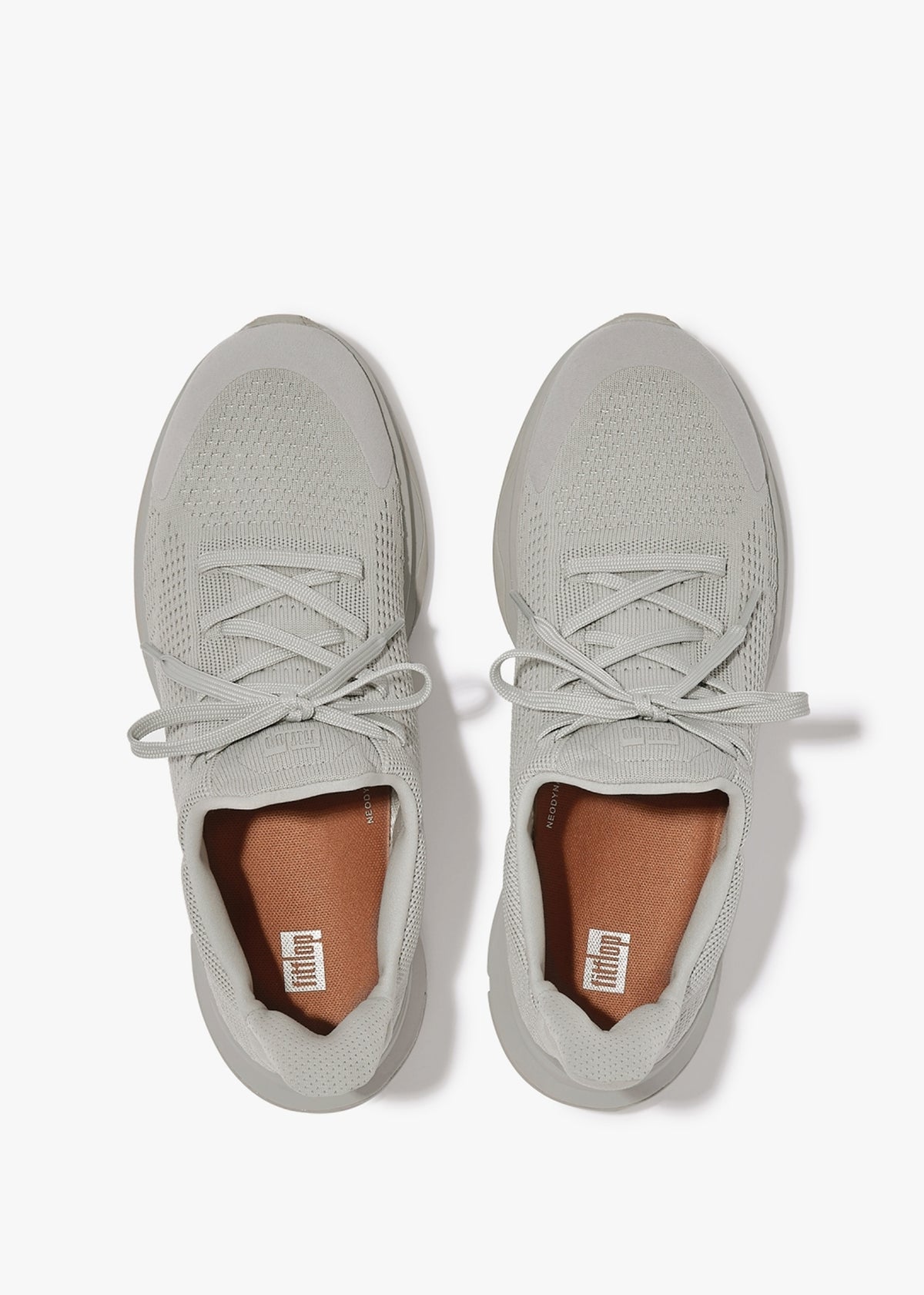 Vitamin FFX Knit Tiptoe Grey Mix Trainers