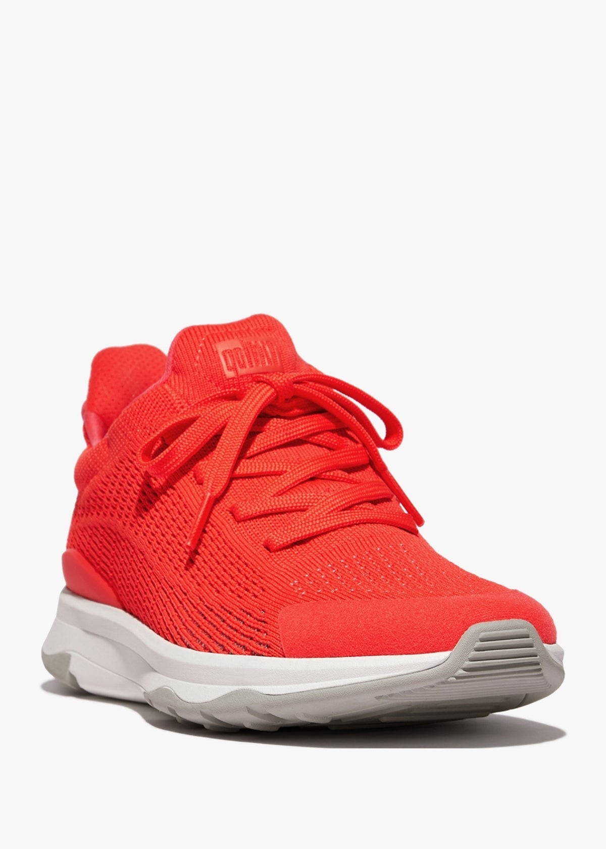 Vitamin FFX Knit Neon Orange Red Trainers