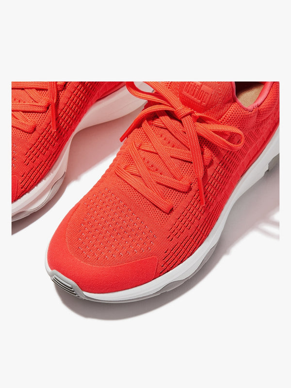 Vitamin FFX Knit Neon Orange Red Trainers