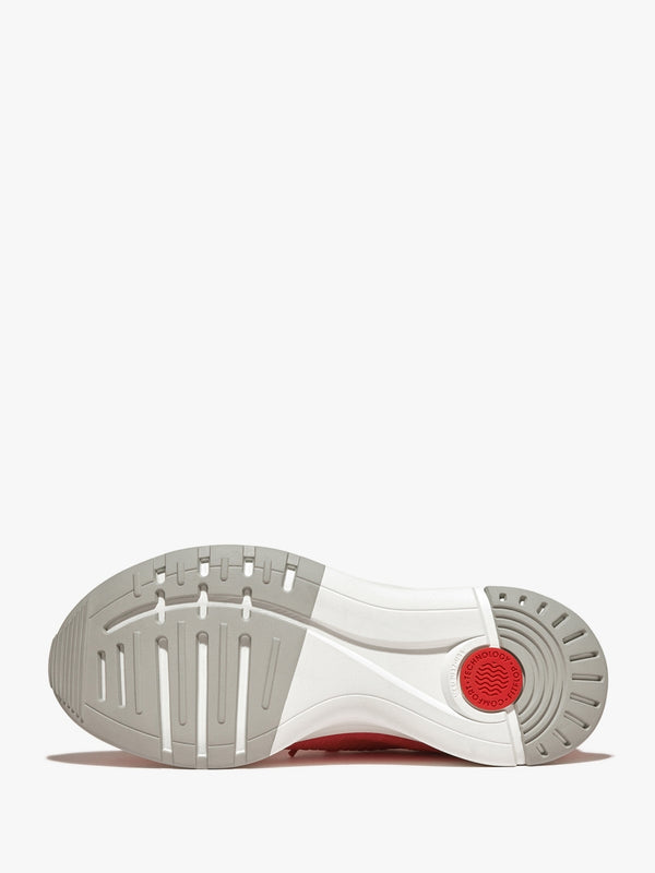 Vitamin FFX Knit Neon Orange Red Trainers
